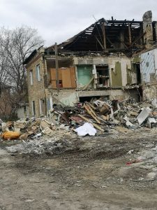 zniszczony dorobek życia- Ukraina